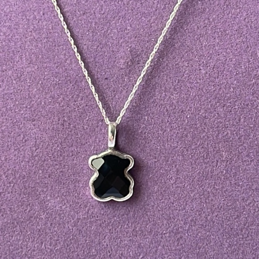 TOUS 925 sterling silver necklace authentic 100%